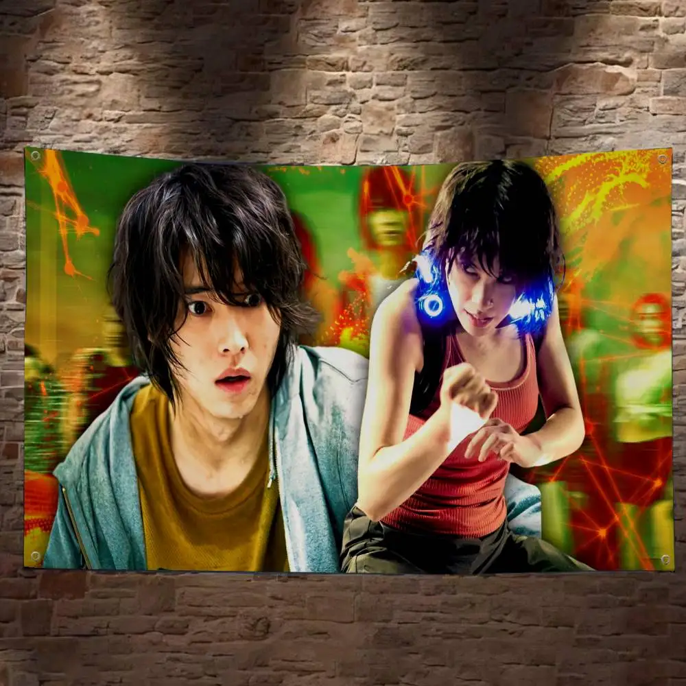 Thriller TV Alice In Borderland Large Size Shop Art Promotion Advertising Booth Flag Hanging Banners