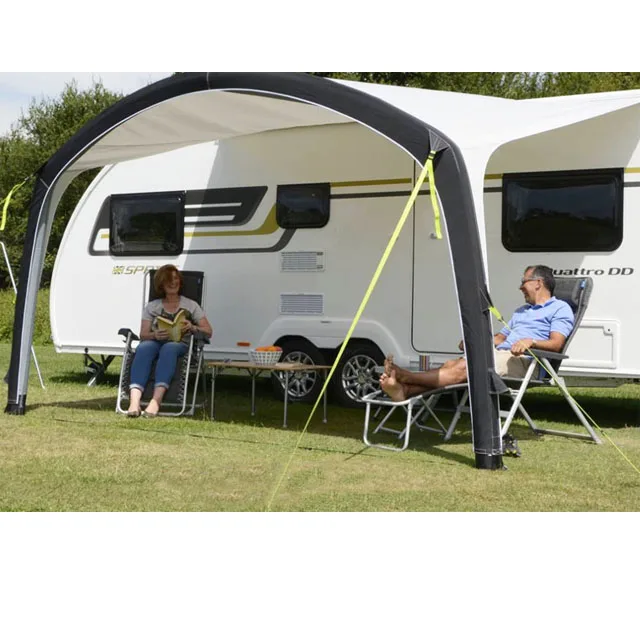 

Sliding Movable Stand Drainage Large Camper Van Tent Rv Awning Caravan