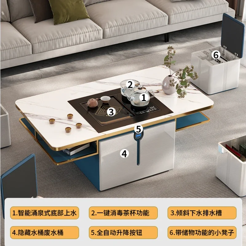 Lifting Tea Tray Intelligent Tea Table Living Room Home Multi-Function Kung Fu Tea Table