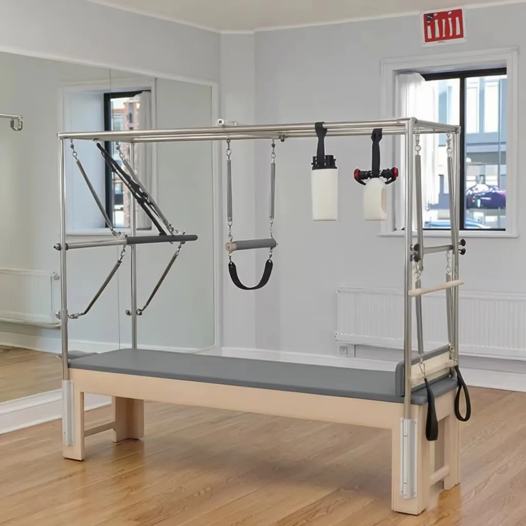 Wholesale Professional Sturdy Oak Pilates Reformer Equipment Home Commercial Adjustable Multifunction Body Health Portable