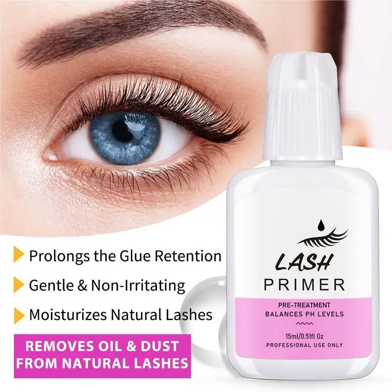 New 15ml Super Bonder Fixing Agent For Eyelashes Extensions Primer For Lash Glue Help Lash Bonder Adhesive Hardener