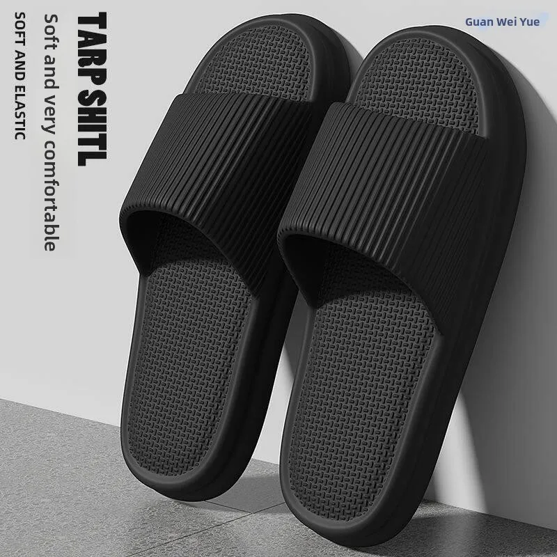 EVA Slip-Resistant Home Slippers Men's Women's Bath Shower Slippers Comfortable Indoor Summer Anti-Slip Slippers