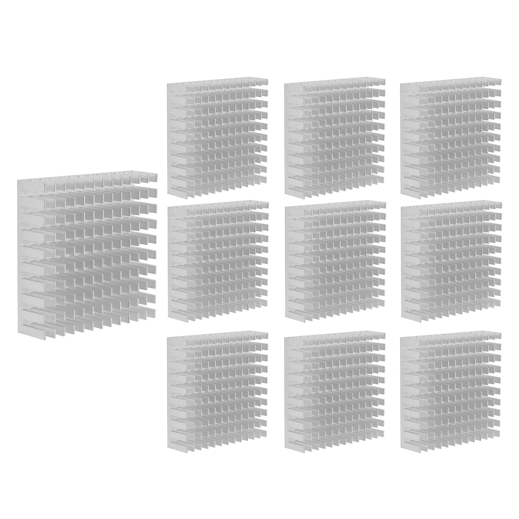 

10 шт., алюминиевые радиаторы для компьютера