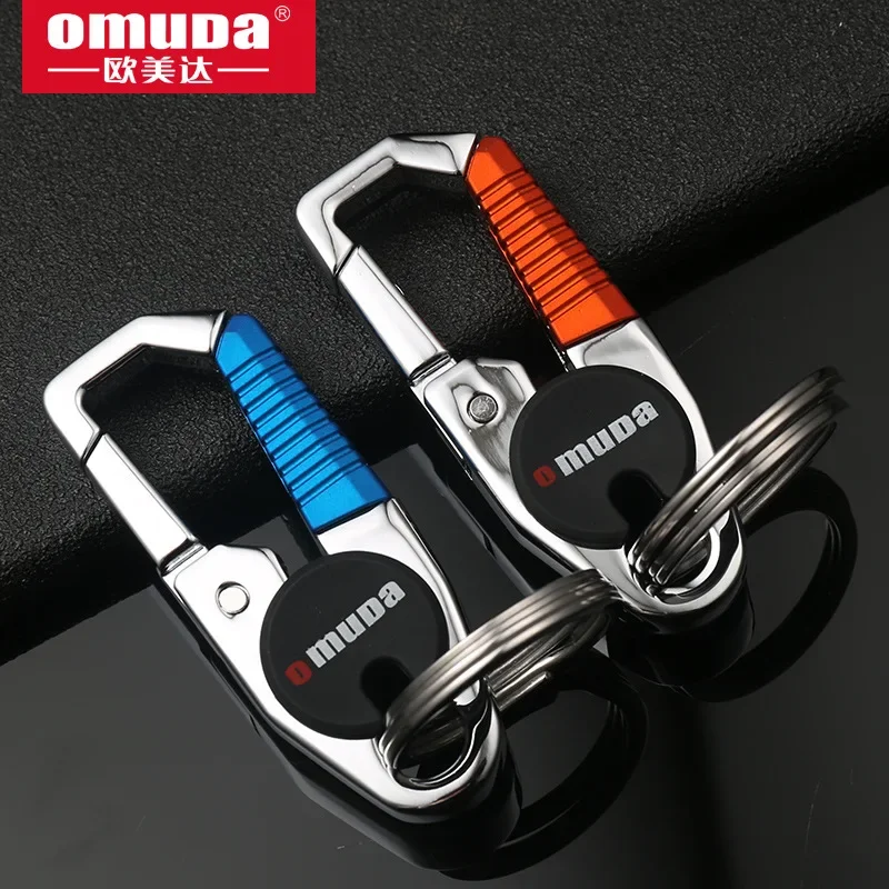 Omuda Fashion Keychains For Men Keyring  Birthday Gift  Zinc Alloy Metal Key Ring Car Styling Auto Car Accessories