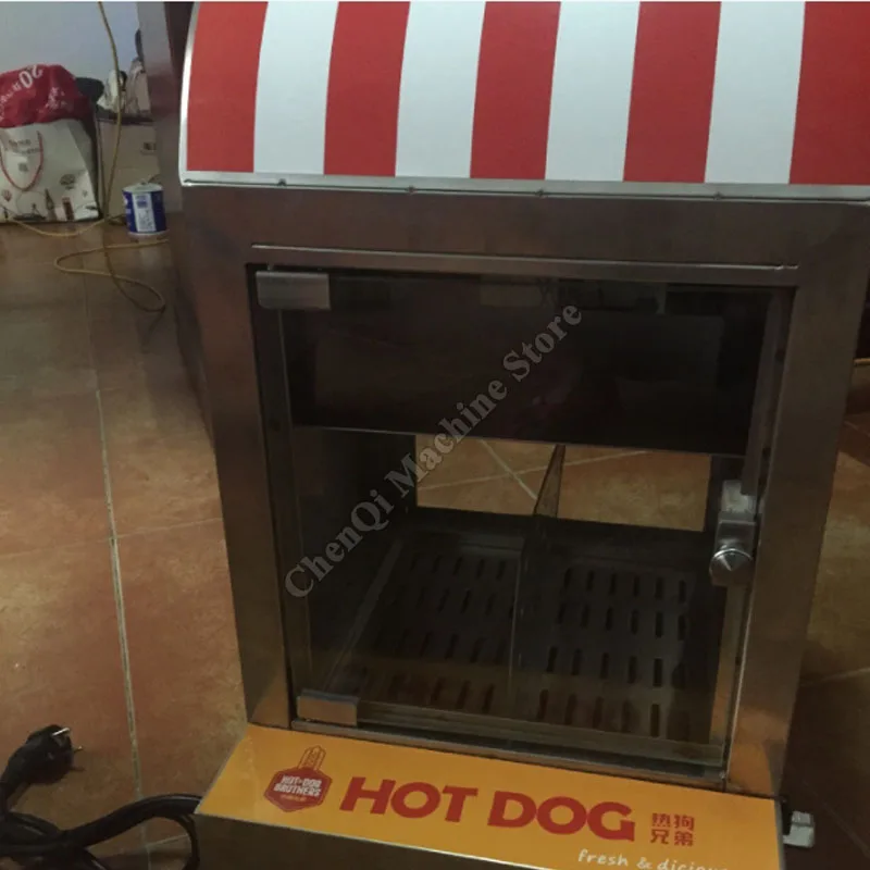 خزانة معزولة من هوت دوج، خزانة عرض لتسخين الطعام التجارية، خزانة عرض الطعام المطبوخ، خزانة عرض البيض