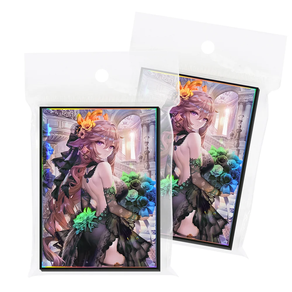 

67×92mm 120PCS Laser Standard Size Board Game Cards Protector Cards Shield Double Card Cover for TCG/PKM/MGT Trading Cards