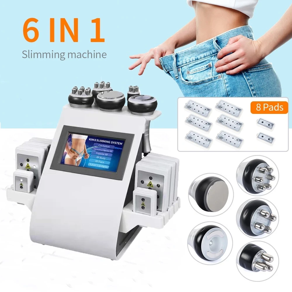 

Professional 40K Vacuum Lipo Ultrasonic Cavitation Radio Frequency Multipolar RF Body Slimming Machine Skin Lifting Anti-wrinkle