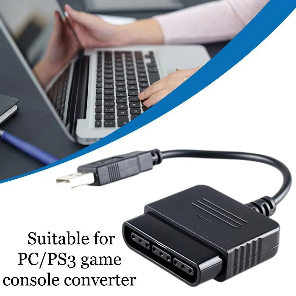 For PS2 PlayStation 2 GamePad To 3 PS3 Handle Cable Adapter PS2 To PS3 PC Video Converter For Gaming Controller Game Accessories