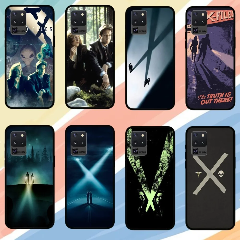 The TV The X-Files  Phone Case For Samsung Galaxy S24 S23 S22 S21 S20 FE Note9 10 Plus Ultra Lite 5G Black Phone Case