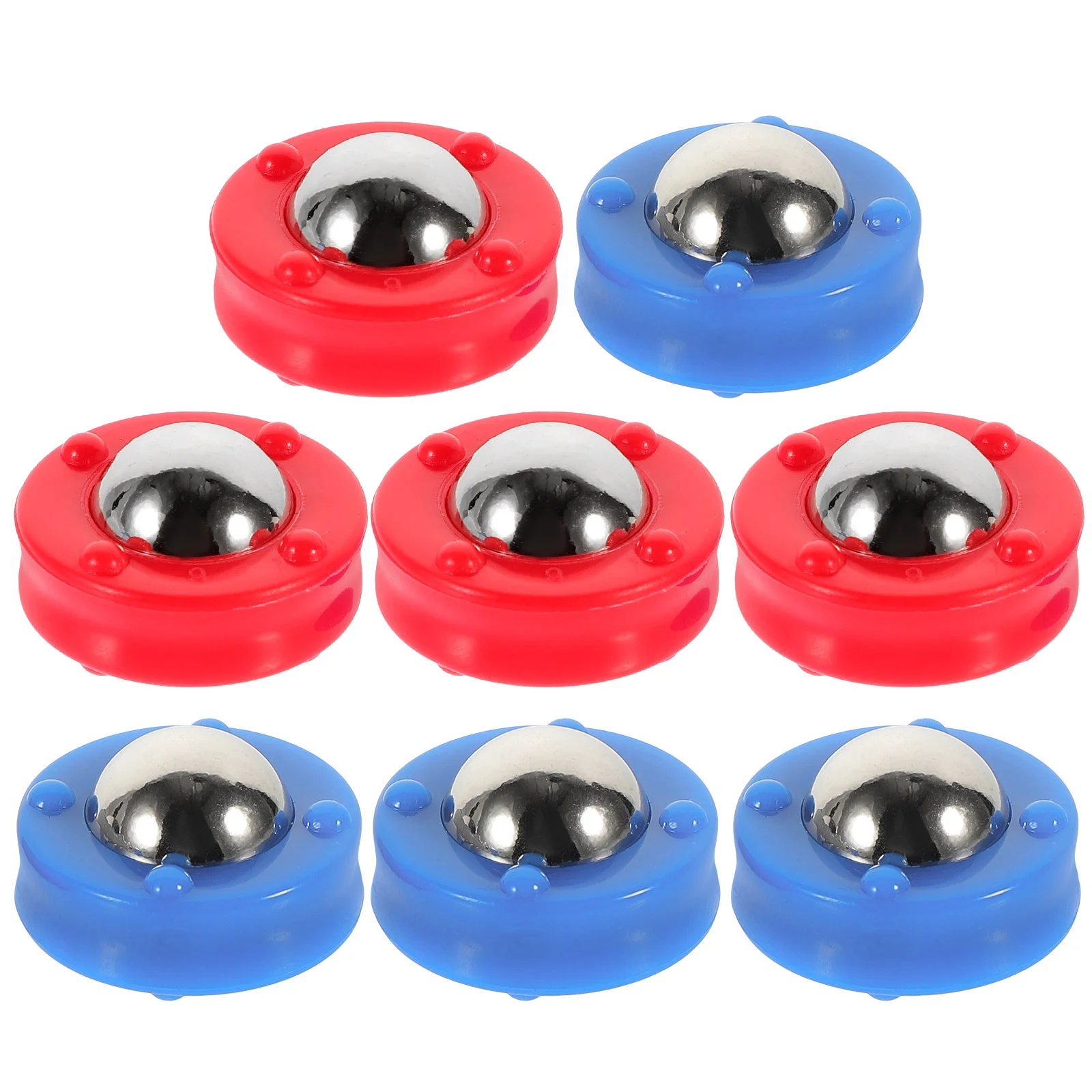8 Pcs Shuffleboard Gaming Desk Accessories Foosball Roll Beads Steel Child Tabletop Game Supplies Safe Lightweight
