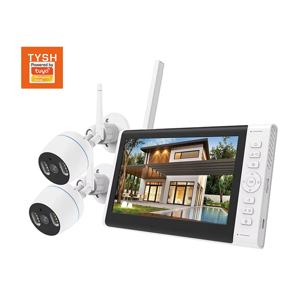 Tuya Home Life Waterproof Video Ip 1080p Wifii Home Security Alarm System with Cameras