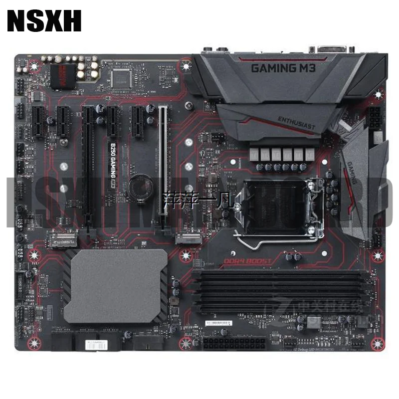 

Original B250 GAMING M3 Motherboard 64GB LGA 1151 DDR4 ATX Mainboard 100% Tested Fully Work