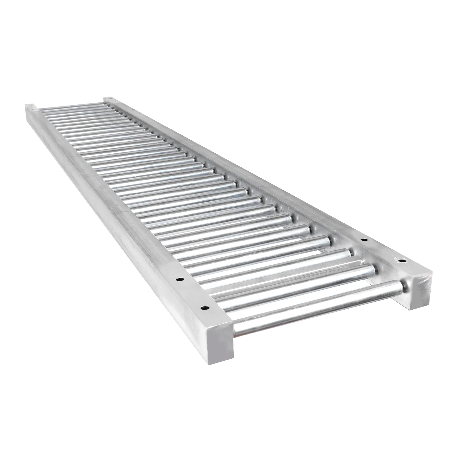 Splicable Roller Conveyor Non-Powered Portable Conveyor Slides Multi-Purpose Heavy Duty Transport Slide for Water Fruit Beer