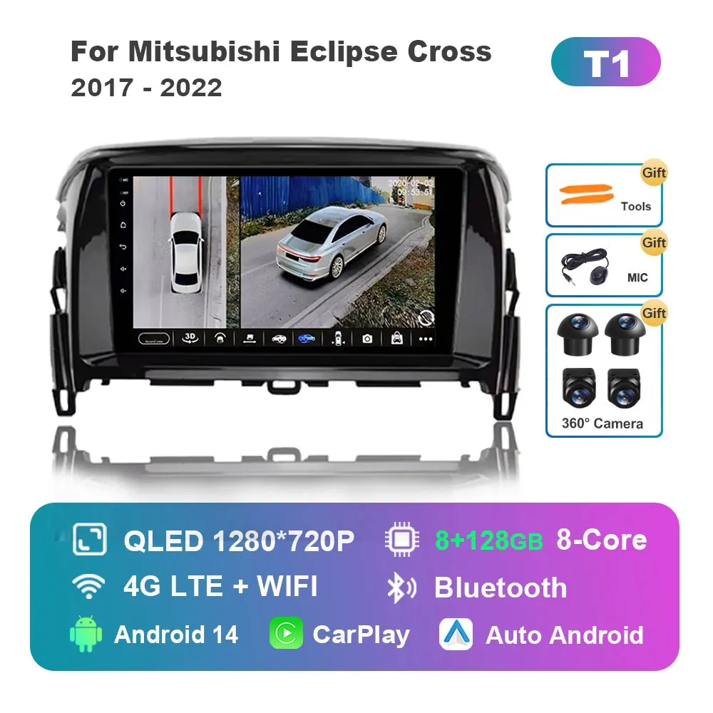 KJ-NAVI Für Mitsubishi Eclipse Cross 2017 - 2022 Auto-Radio-Multimedia-Player Android 16 System DSP Stereo WiFi GPS Navi 4G BT Auto-Tools 6
