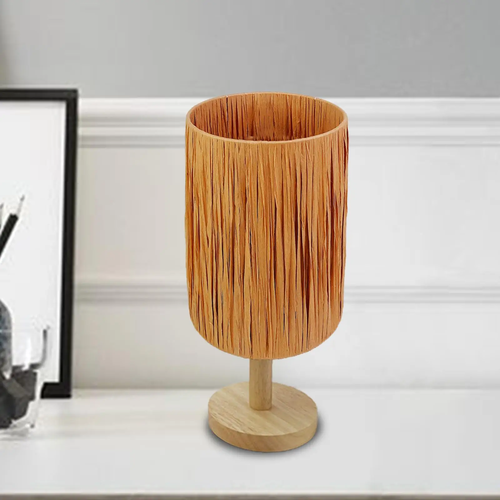Lampshade Nordic Handmade Fixture Shade Fashion Easy to Install Romantic Raffia
