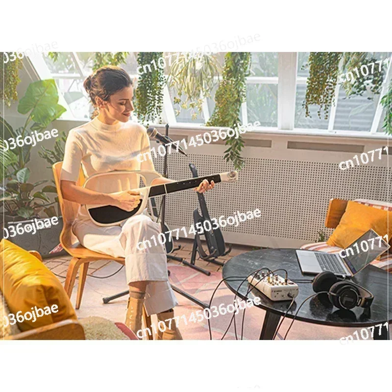 Stringless Foldable Smart Travel Guitar LiberLive C1 Fusion Backing Track with Guitar Bag and Strap