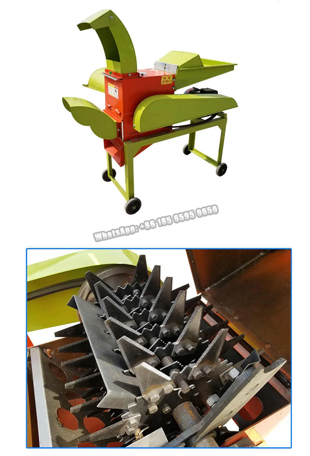 Multifunctional Small Farm Animal Cattle Sheep Feed Silage Straw Crusher Machine Corn Straw Crusher Hay Crop Cutter