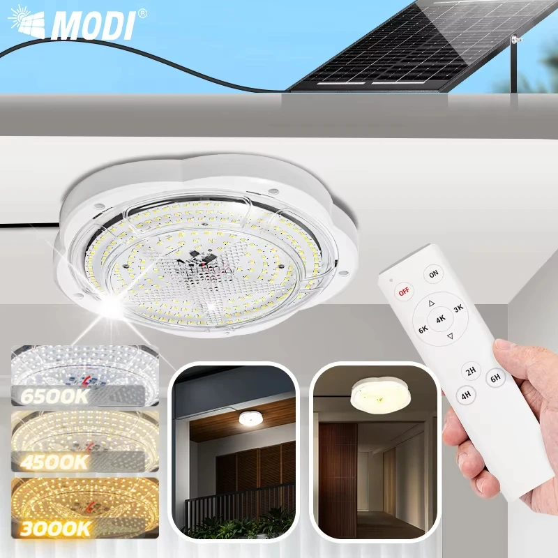 

Solar lights Indoor Home Top Ceiling House Outdoor Garden pandent light Panel Lamp Fixture For Corridor Garden Living Room