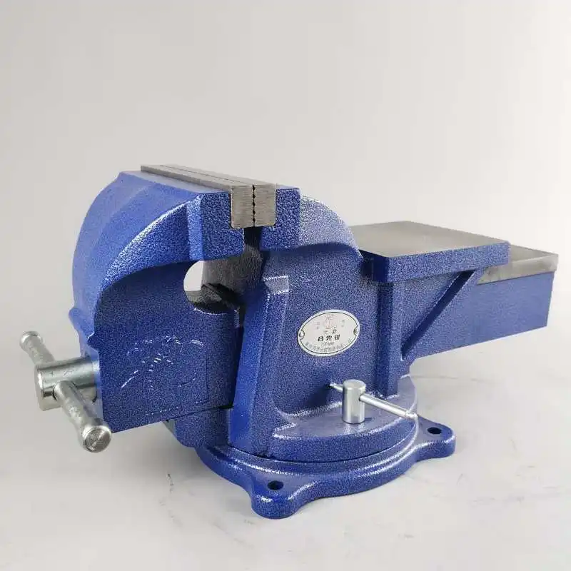 Elephant Brand 8 Inch 200mm Heavy Bench Vise Cast Iron Workbench Clamp Vice With Anvil For Mechanical Processing