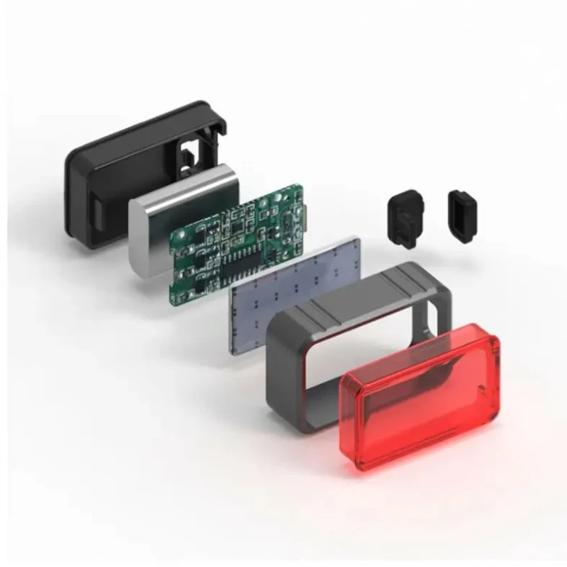 الجملة USB قابلة للشحن دراجة الضوء الخلفي الذكية للماء الفرامل الذيل ضوء دراجة ضوء دراجة ضوء