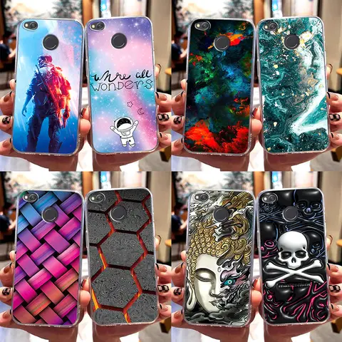 For Xiaomi Redmi 4X Case Marble Clear Soft Silicone TPU Phone Back Cover for Xiaomi Redmi 4X Case Funda Bumper Redmi4X 4 X Coque