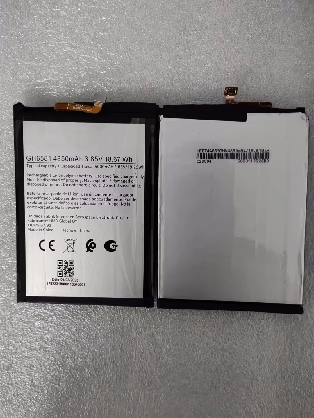 

Новый GH6581 5000 мАч Мобильный телефон Аккумулятор для Nokia C31 G11 Plus Сменные Аккумуляторы для смартфонов
