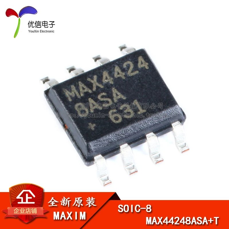 10PCS original genuine patch MAX44248ASA+T SOIC-8 precision op amp chip