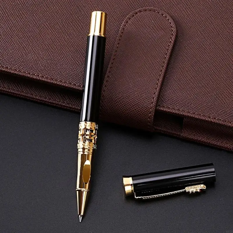 W91A ทองแดงทองแดงลูกกลิ้งลูกบอล Ballpoint Pen Business Men เขียนปากกาปากกา