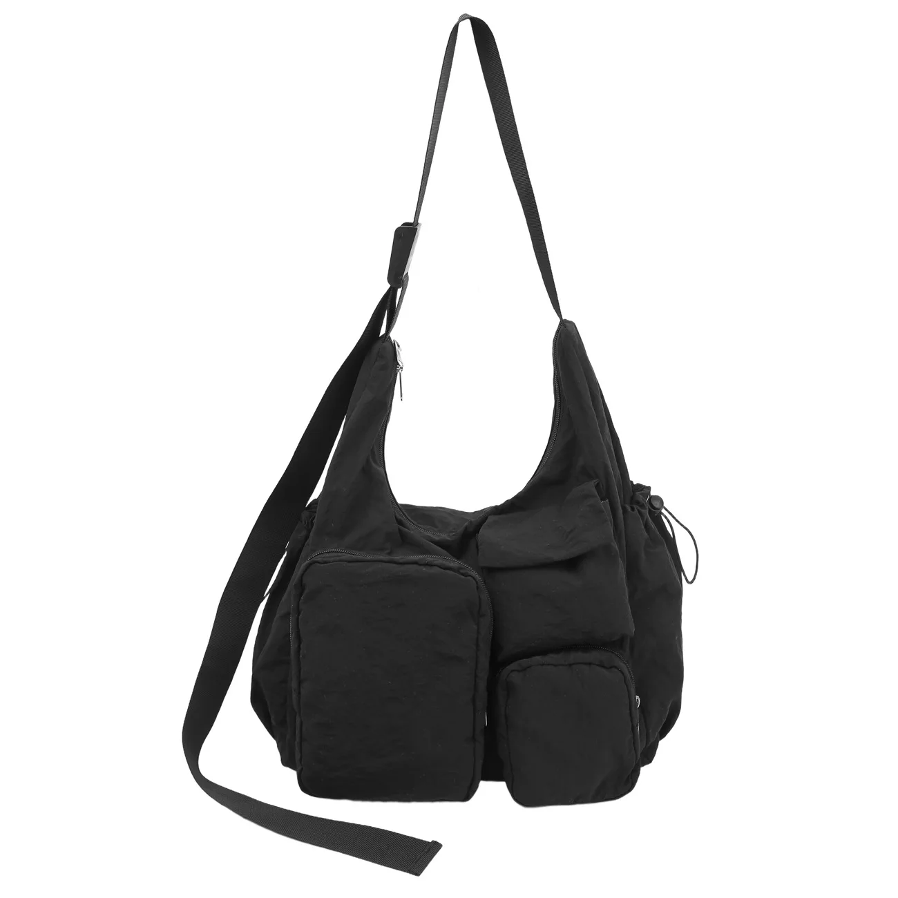 Lightweight Crossbody Shoulder Bag Multi‑Pocket Adjustable Sling Bag Durable Casual Handbag for Outdoor Travel Daily Commute