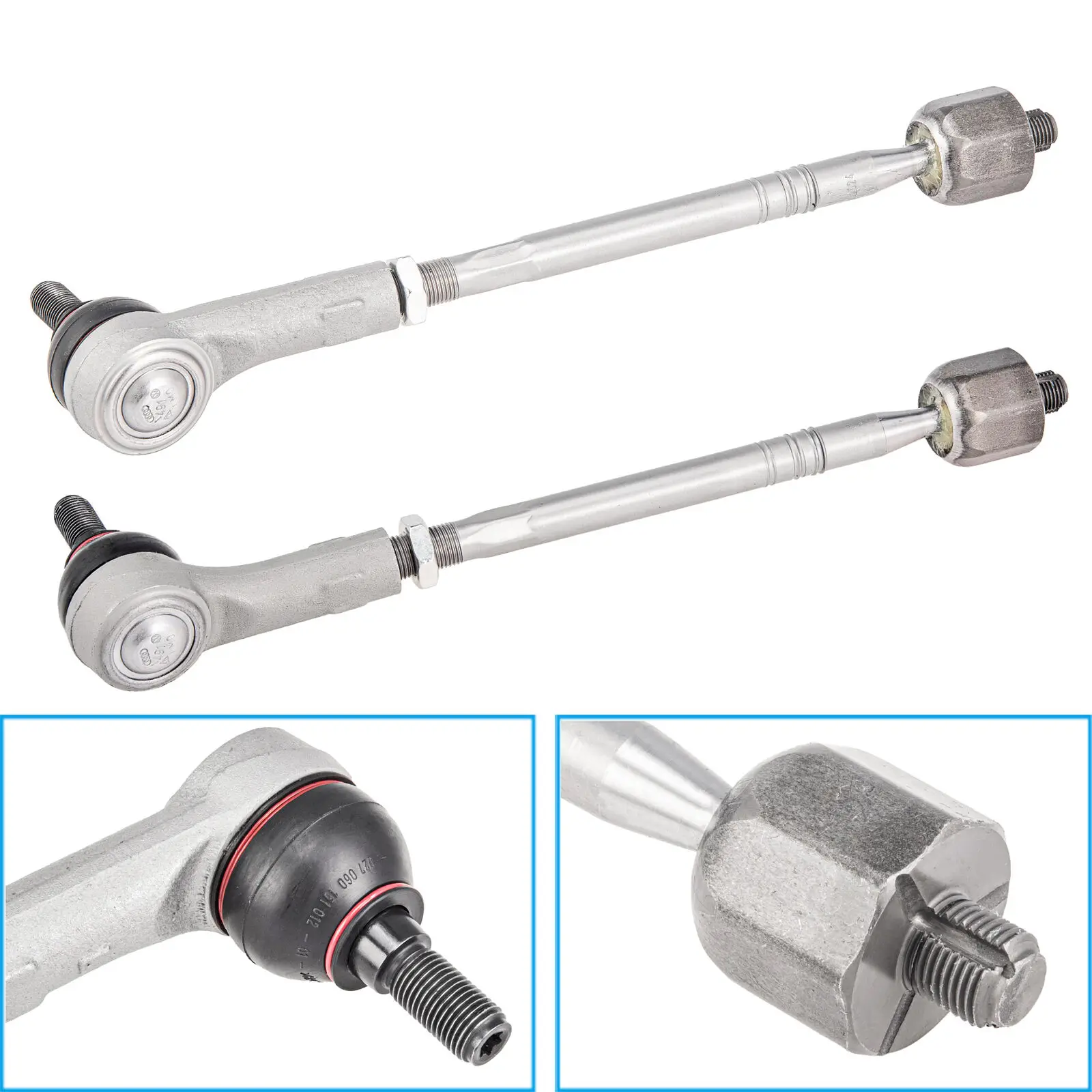 

Set of Left & Right Steering Tie Rod Assembly 7L0422803D,7L0422804D For Volkswagen Touareg 3.0L 3.2L 3.6L 4.2L