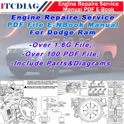 Engine Repaire Service Manual For Dodge Ram Over 100 PDF File E-Book For Truck Pickup Engine Parts Diagrams Diesel Engine