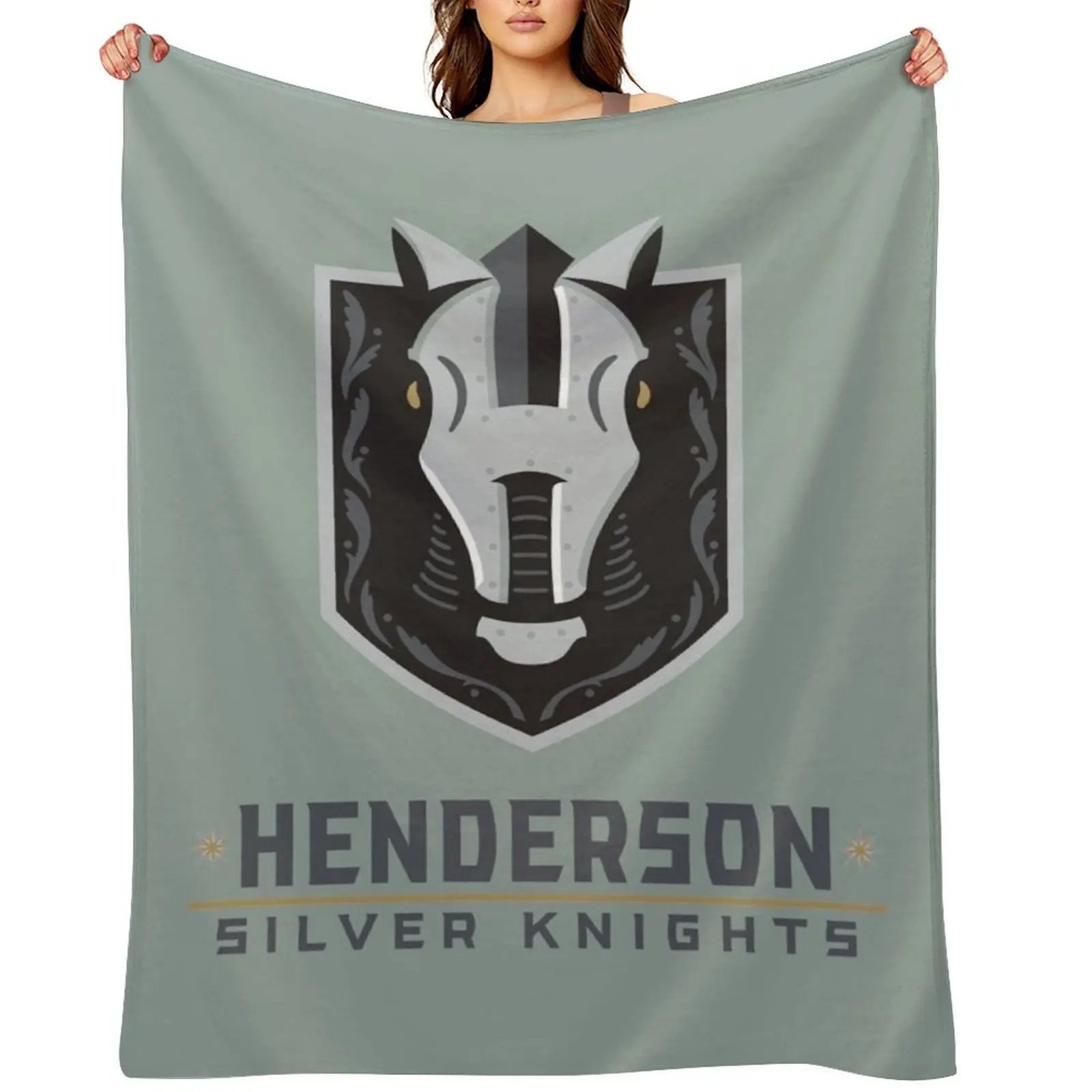 

The Silver Knights, Henderson Throw Blanket Decorative Throw Flannel Loose Luxury Blankets