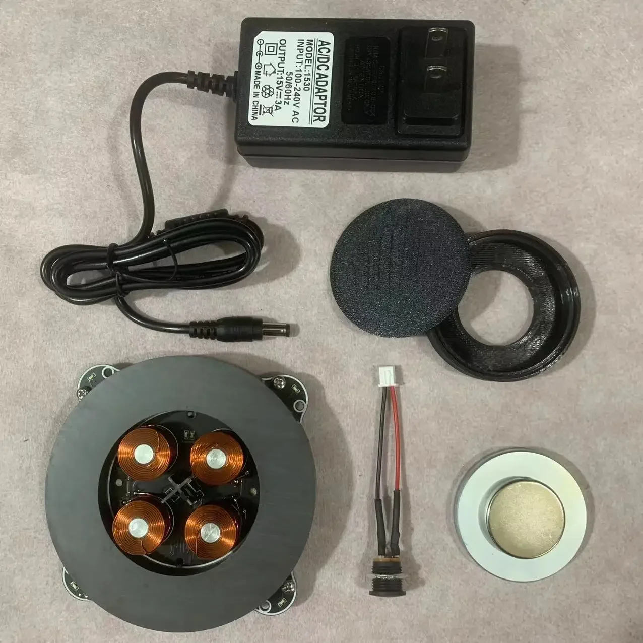 Modul Levitasi Magnetik 500g Gerakan Levitasi Magnetik Booth Mengambang + Catu Daya