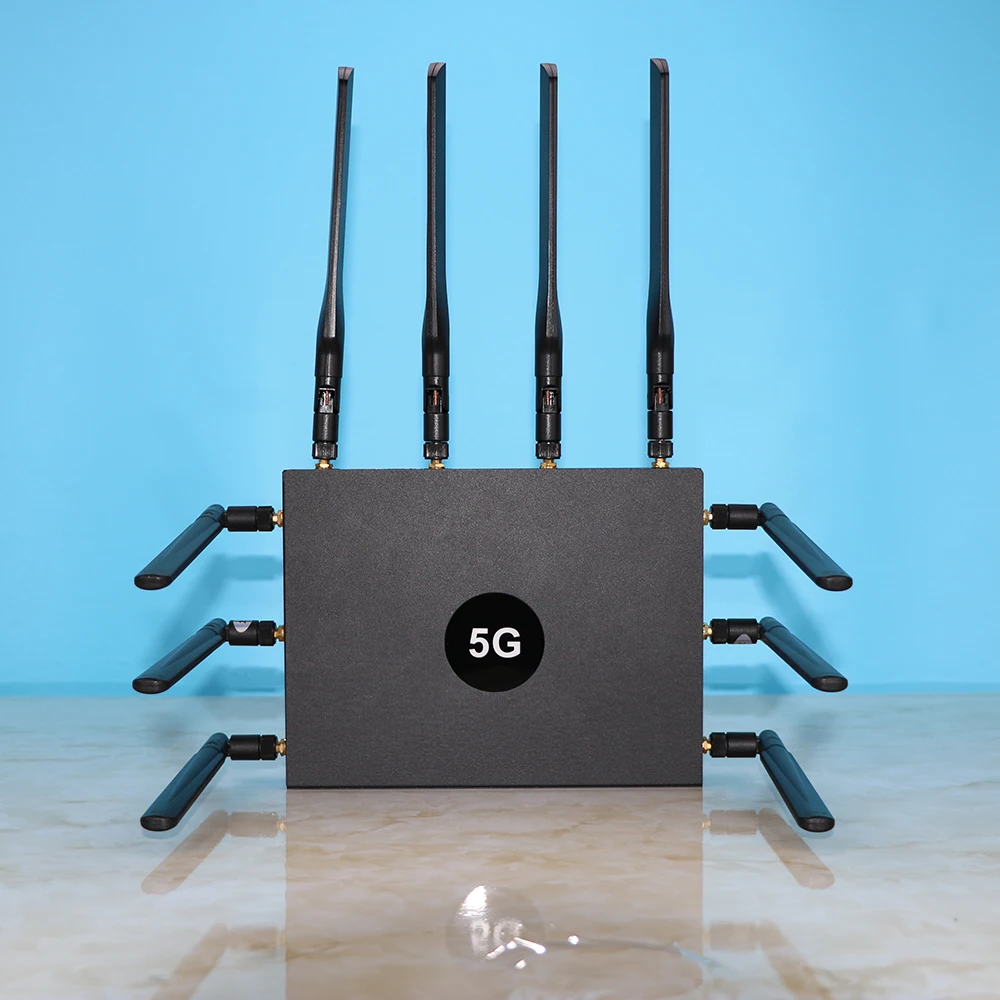 5G Router with SIM Card Slot SUNCOMM Outdoor 5G Antenna WIFI 6 Firewall Mesh Cat 6  Wireless Unlock 5G Router