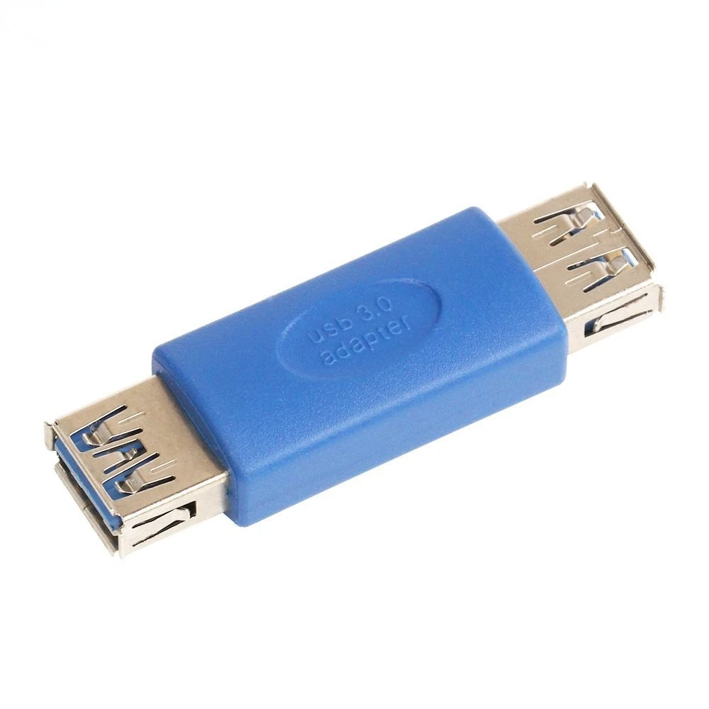 

USB 3.0 Type A Female to A Female Adapter AF to AF Coupler Gender Changer Extender Converter Connector for Laptop PC