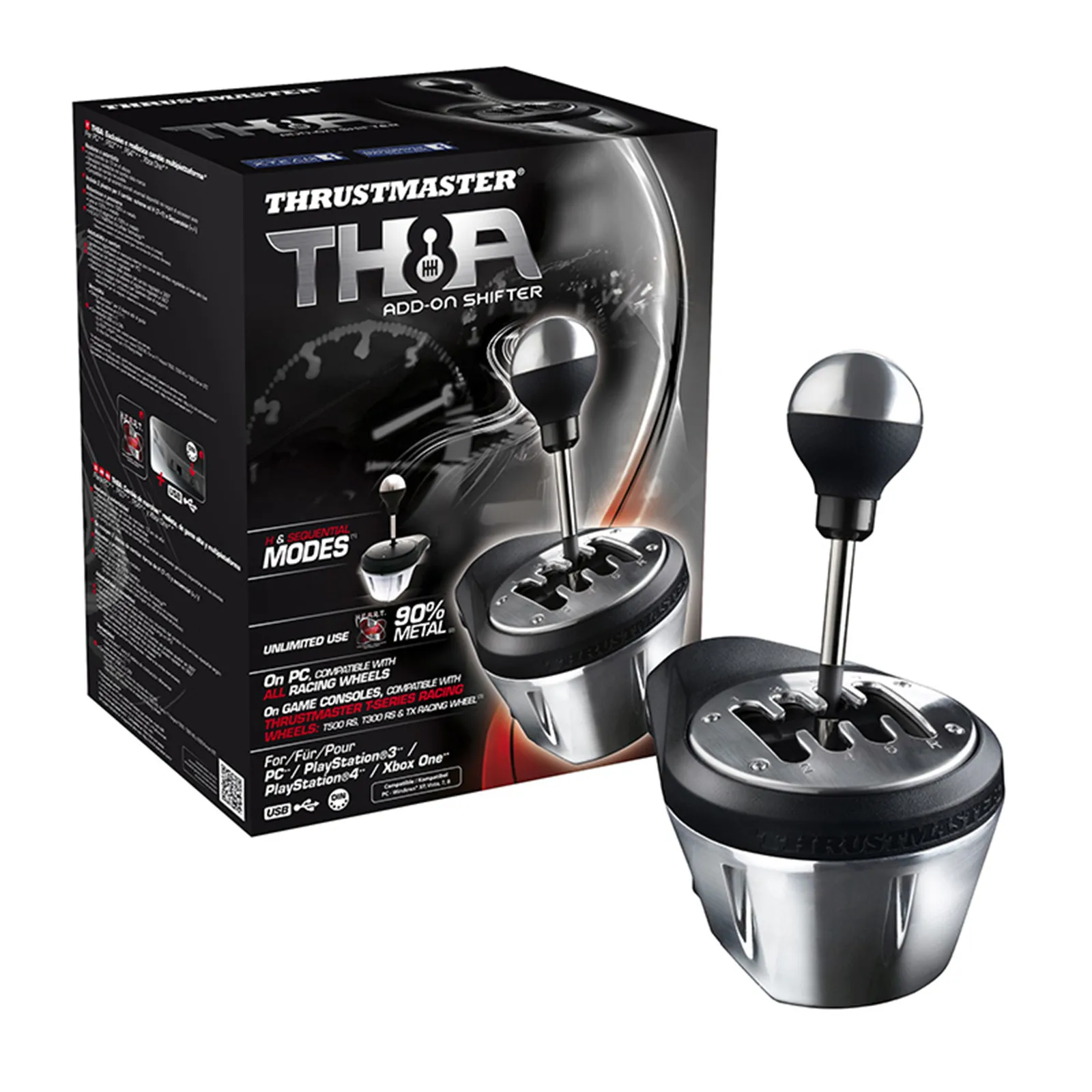 

TH8A Gear Shifter Simulator Racing Game Manual Shift H Sequential Shifter for THRUSTMASTER for PC PS4 Xbox One