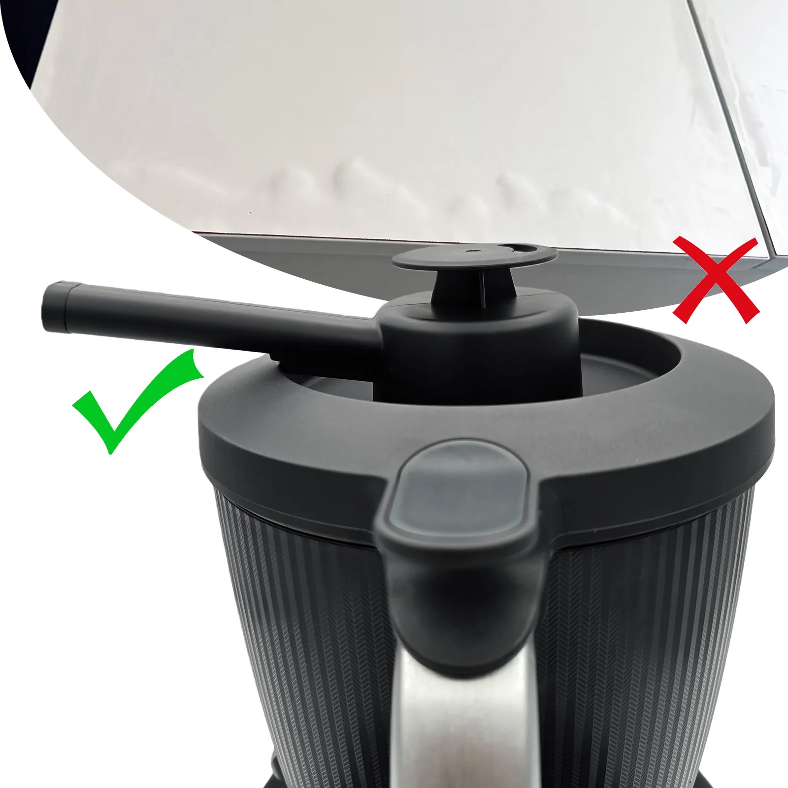 Steam Diverter Compatible with Thermomix TM7 – 360° Rotating Steam Deflector with, Kitchen Cabinet Protection image 5