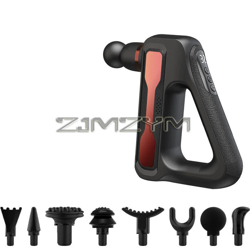 مسدس تدليك كهربائي لتخفيف آلام العضلات ، مسدس اللفافة ، الأنسجة العميقة ، الرقبة ، الجسم ، الظهر ، العضلات ، الرياضة ، الاسترخاء ، التمرين ، 32 مستوى