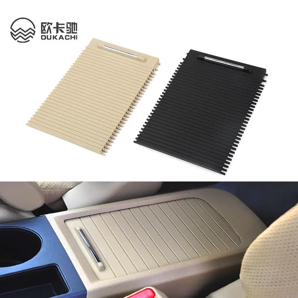 

For Honda RE1 RE2 RE4 Car Console Armrest Storage Box Sliding Shutters Cup Holder Roller Blind Cover For Honda CRV 2007-2011