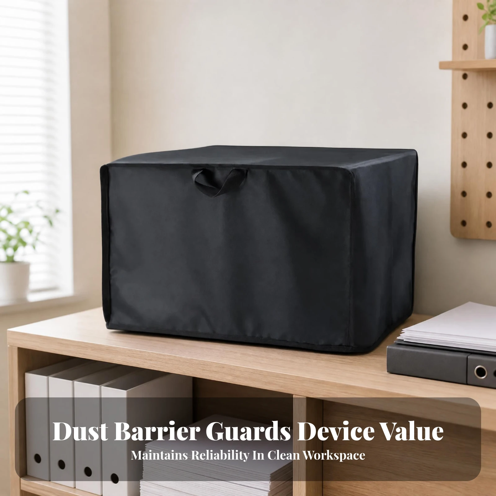 Printer Dust Cover Silver-Coated Copier Dust Cover Printer Protector Case Oxford Cloth Equipment Protection Fitted