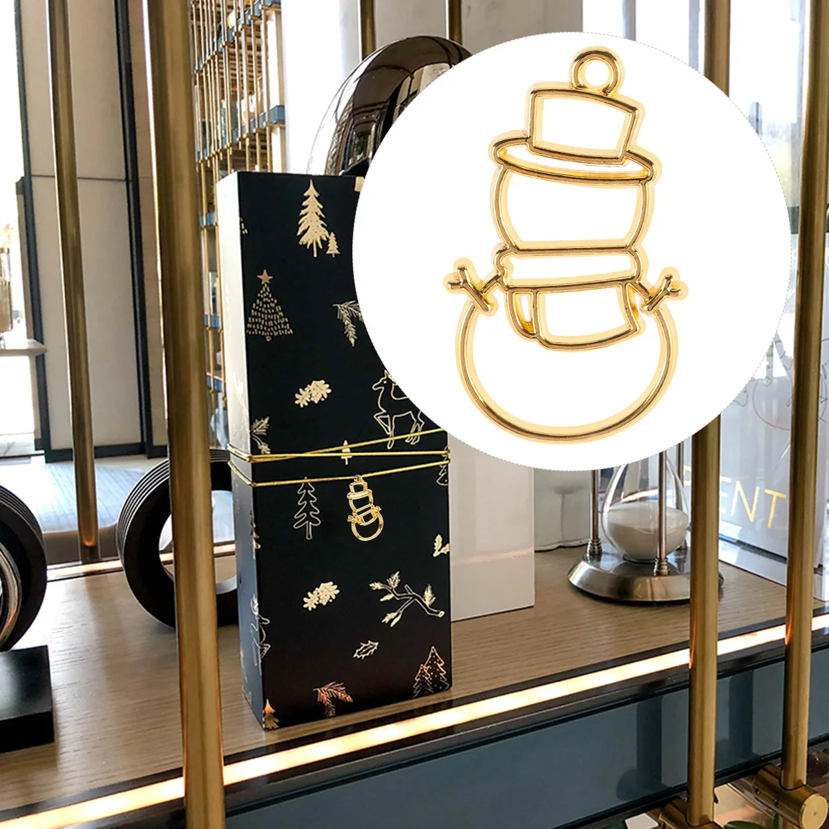 

10Pcs Alloy Snowman Pendant Frame Set Open Back Bezel Christmas Jewelry Making Necklace Earring Bracelet DIY Supplies