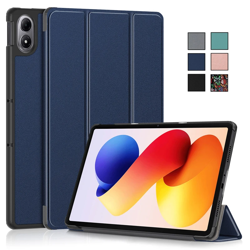 

Funda For Redmi Pad 2 Pro Case 12.1 inch Trifold PU Leather Hard Stand Magnetic Smart Cover For Xiaomi Redmi Pad 2 Pro 2025 Case