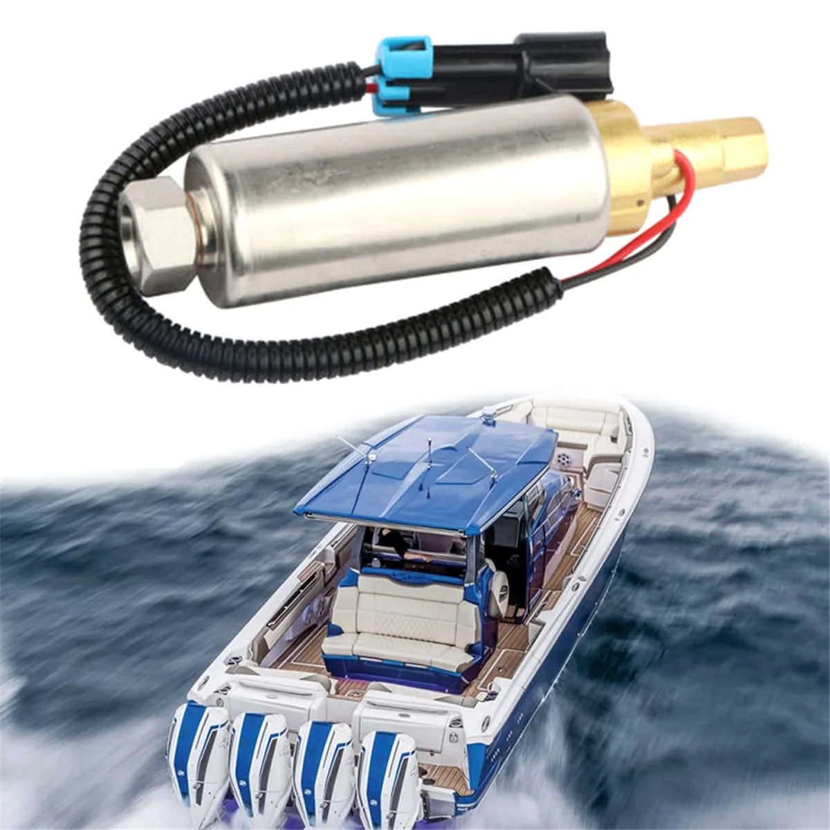 Bomba de combustível elétrica para MERCURY, Carb, barco Mercruiser, V6, V8, 4.3, 5.0, 5.7, 861155A3, novo