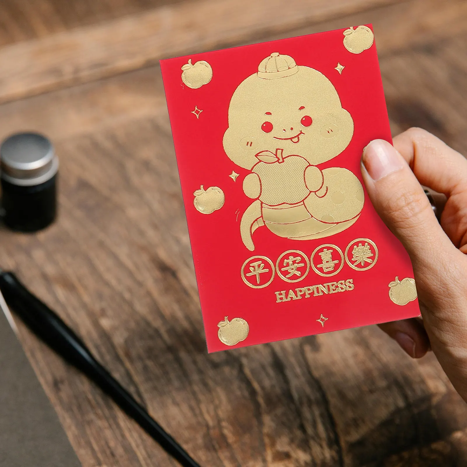 48Pcs Snake Zodiac Red Packets Chinese New Year Lucky Money Envelopes for Weddings Spring Festival Birthdays Cash Budgeting