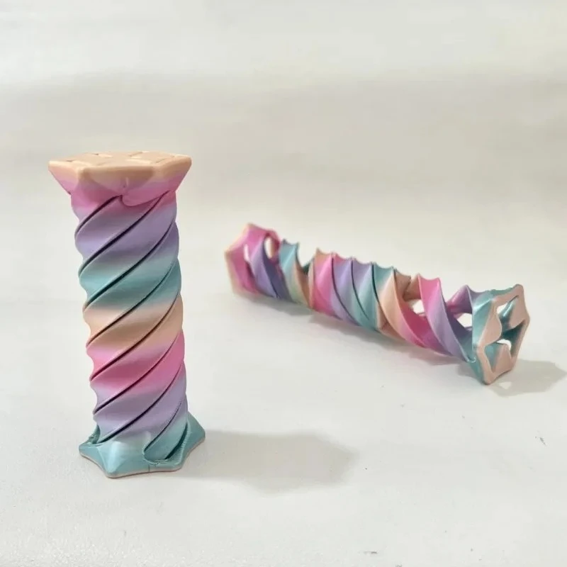 

Игрушка со спиральным конусом, вращающаяся пирамида, трехмерная пирамида, настольные игрушки, детская новинка, игровая пирамида, прозрачная скульптура, игрушка-непоседа