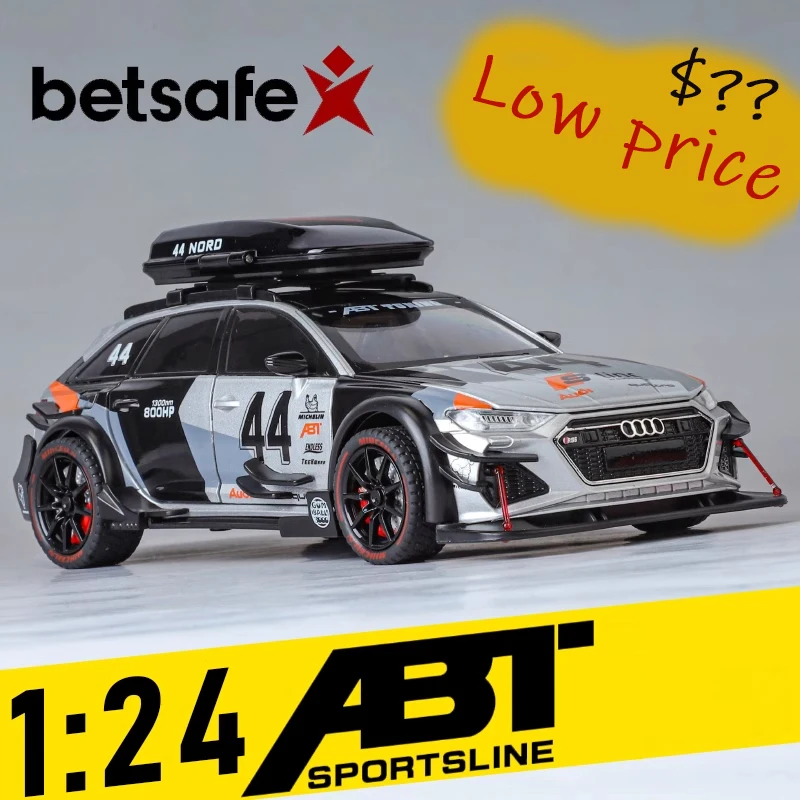 

RS6 Avant Station Wagon 1/24 Alloy Racing Car Model Diecast Metal Track Graffiti style Collection value Sound Light KidsToy Gift