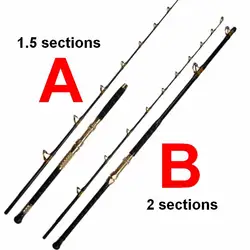 ZZ275 1.8m 2.4m Deep Sea Boat Electric Reel Slow Jigging Rod Bait 500-2000g