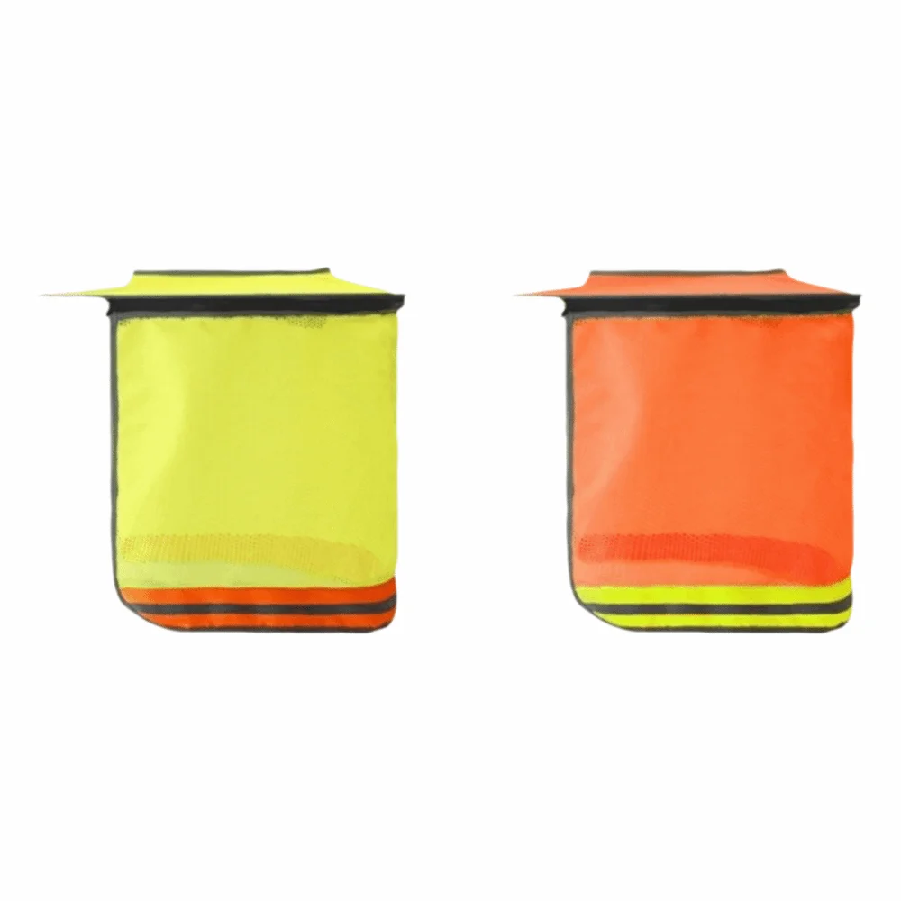 UV Protection Safety Helmet Curtain Breathable Reflective Reflective Neck Protector Portable Zipper Sunscreen Neck Cover