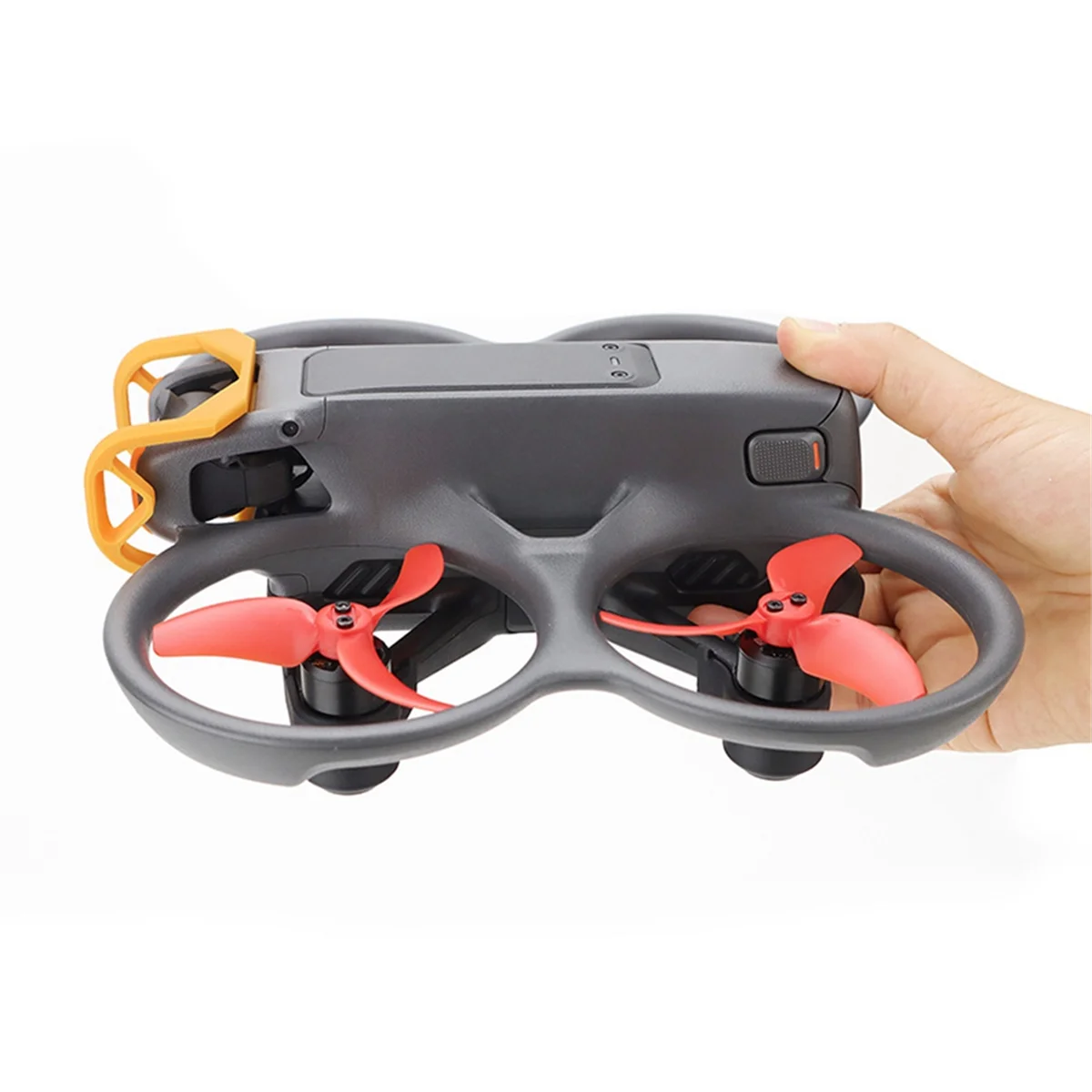 المصد المضاد للتصادم BVBV عدسة الميل لملحقات شريط الحماية بدون طيار DJI Avata 2 باللون البرتقالي