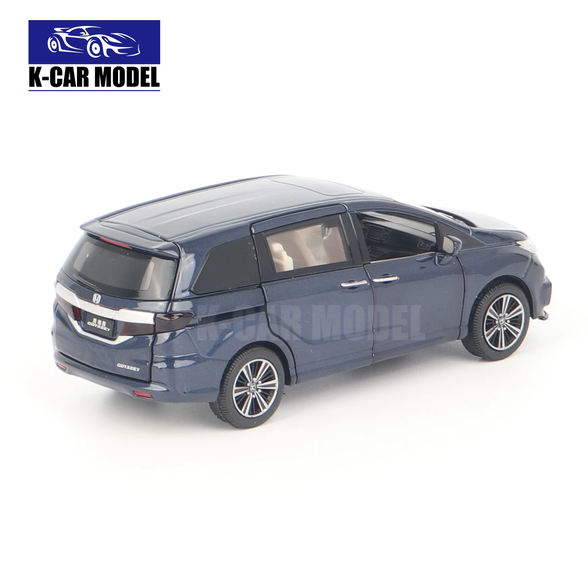 JKM 1/32 Scale Diecast Toy Model Odyssey MPV Sport Car Model Educational Collection Gift For Kid